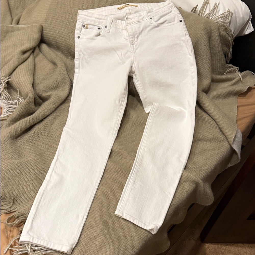 Big Star Women's Straight Leg White Jeans